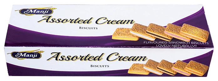 Manji Assorted Cream biscuits 160g