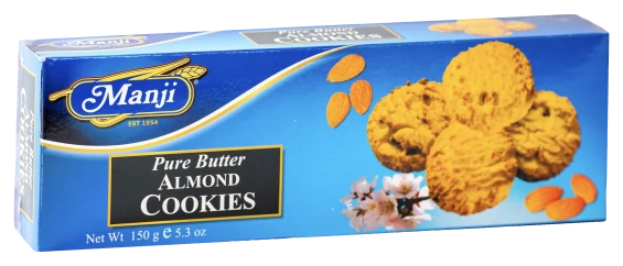Manji Pure Butter Almond Cookies 150g