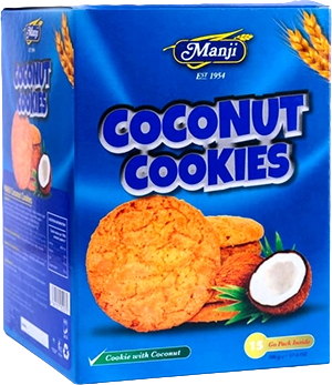 Manji Coconut Cookies 500G product pack
