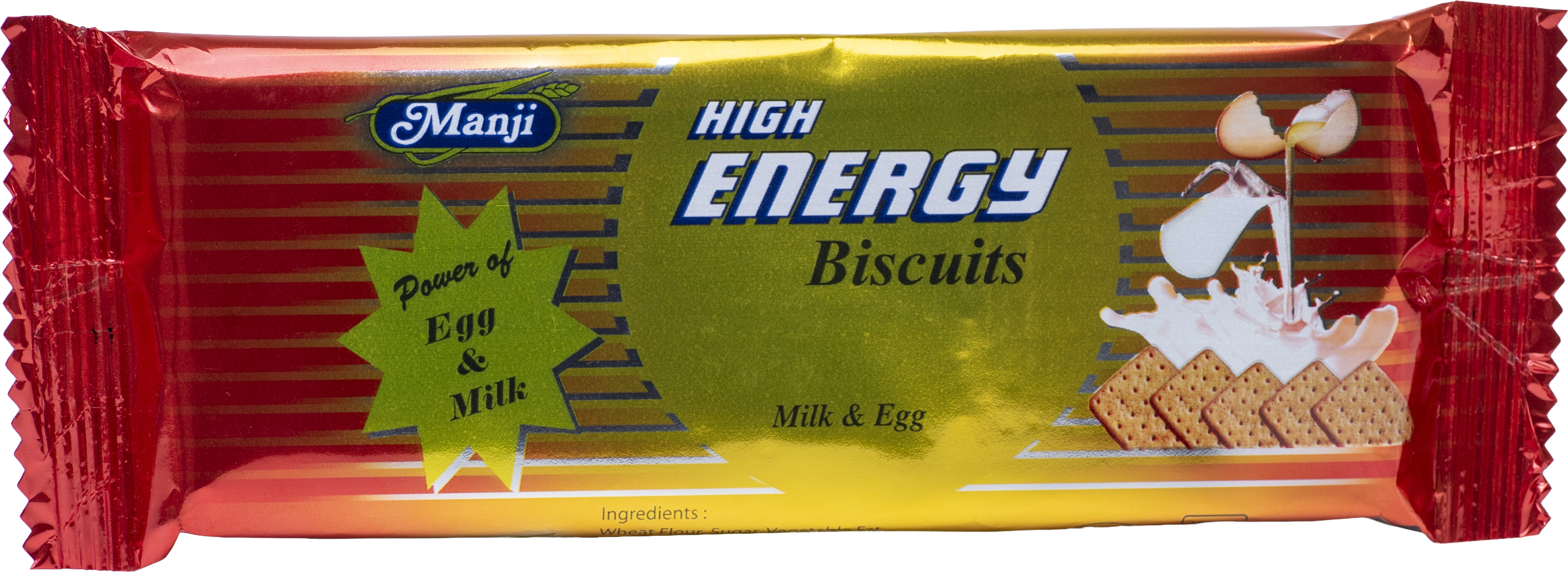 Manji HIGH ENERGY EGG AND MILK 70G product pack