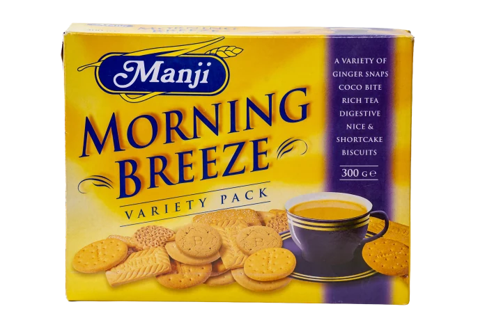Manji Morning Breeze 300g variety pack of assorted biscuits