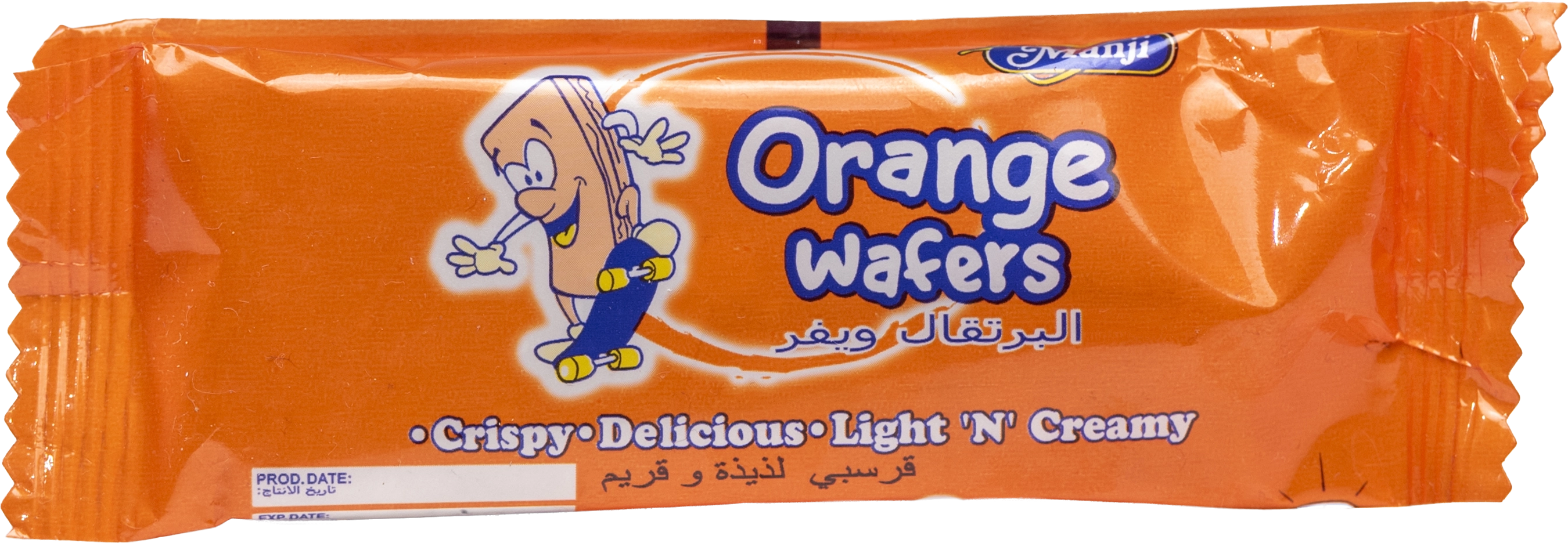 Manji Orange Wafers pack